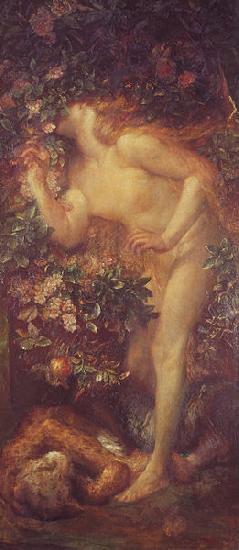 george frederic watts,o.m.,r.a. Eve Tempted France oil painting art